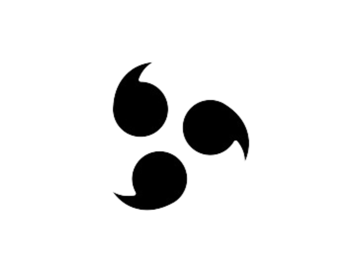 Sharingan 3 Fach Sticker