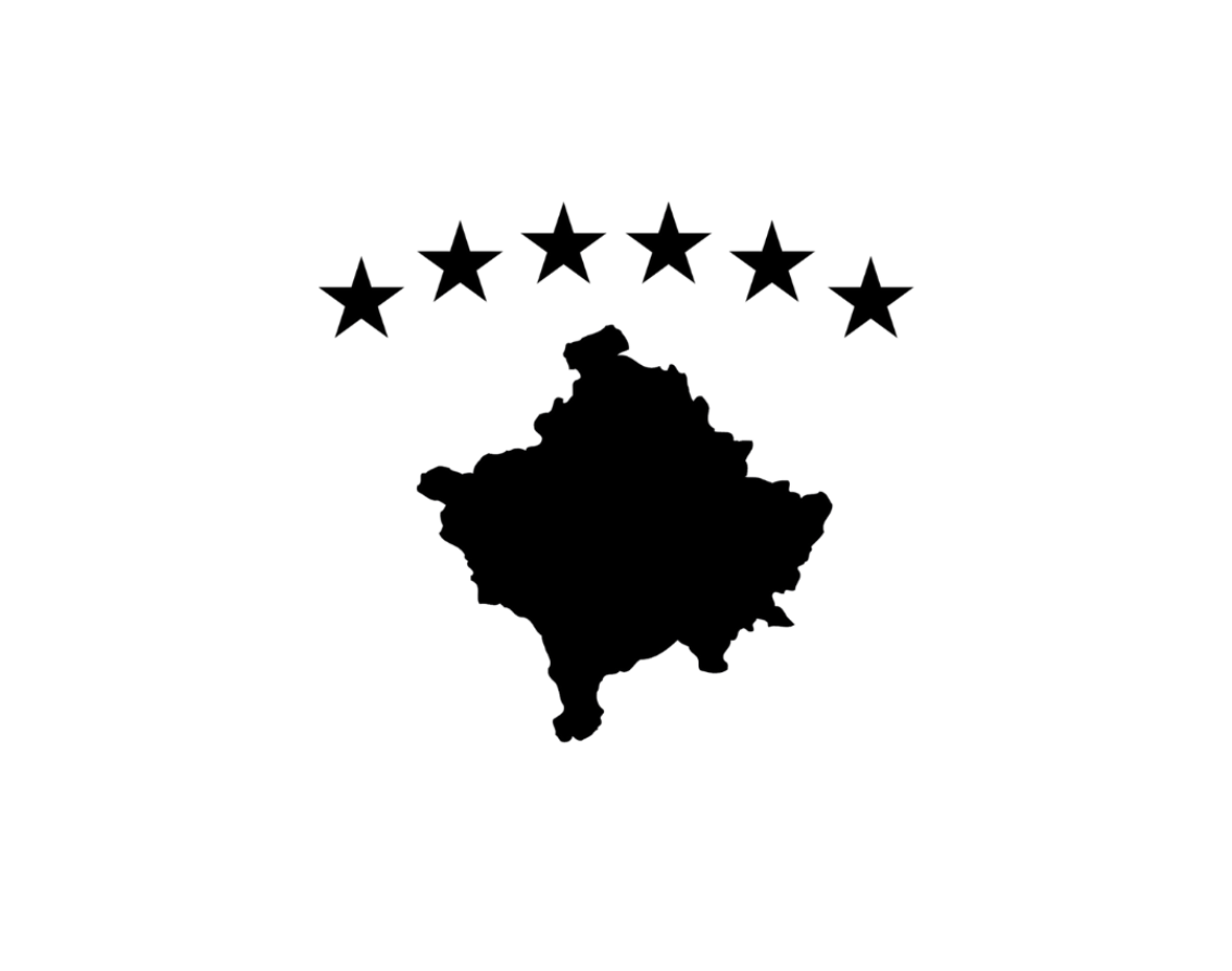 Kosovo Flagge Sticker