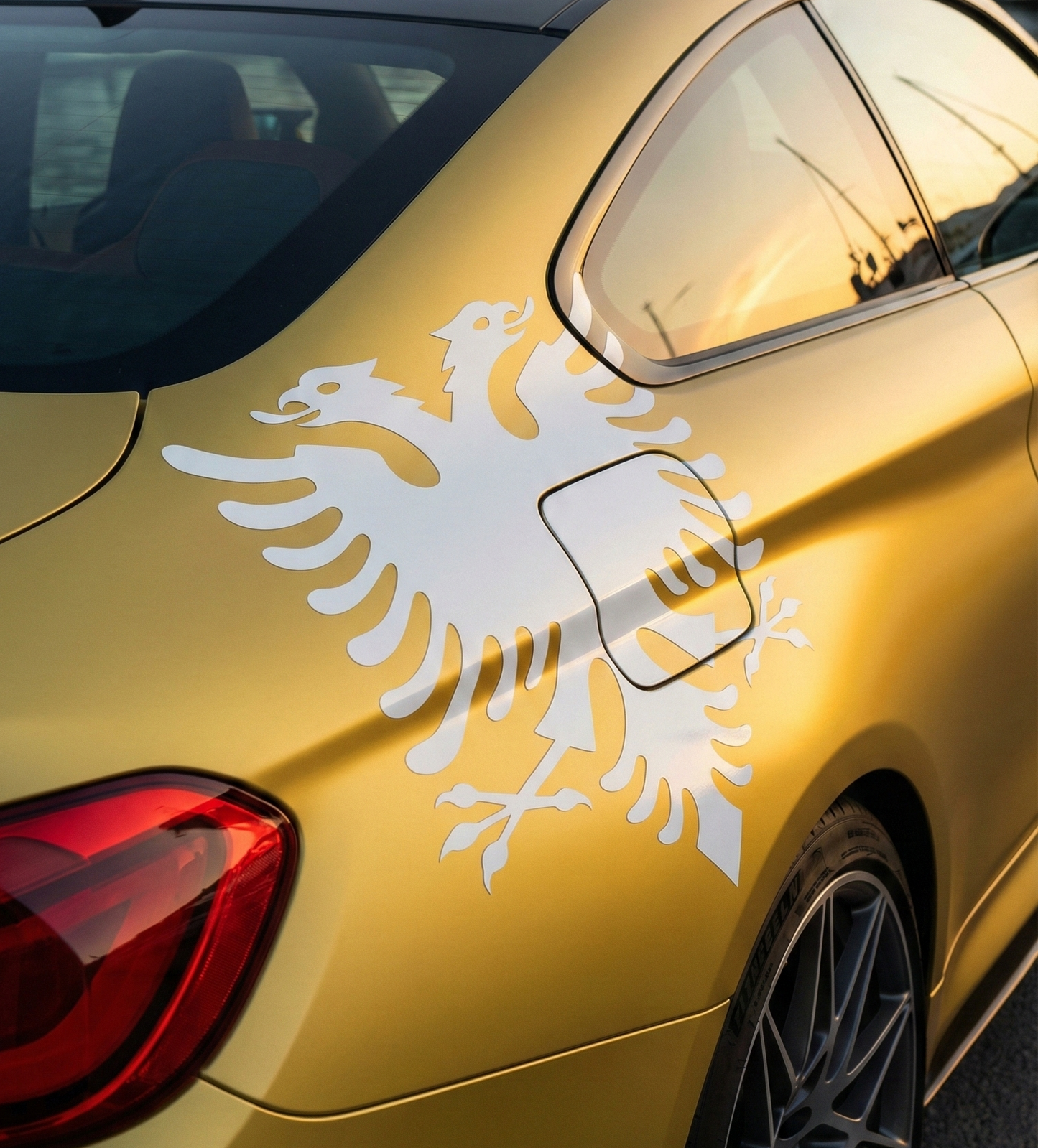 Albanien Flagge Sticker