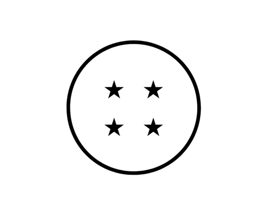 Dragonball 4 Sterne Aufkleber