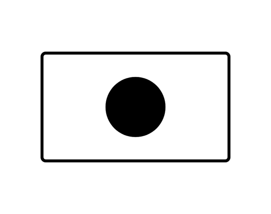 Japan Flagge Sticker